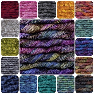 Malabrigo Mora Fingern Maulbeerseide handgefärbt Strickgarn Wolle 50g