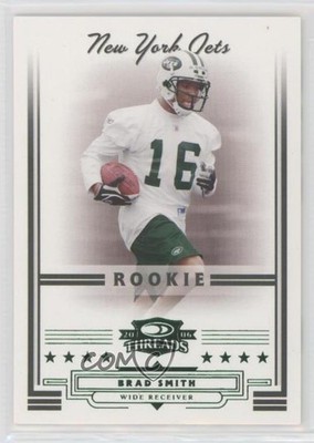 2006 Donruss Threads Rookie Retail Green 60/100 Brad Smith #173 Rookie RC 0q3