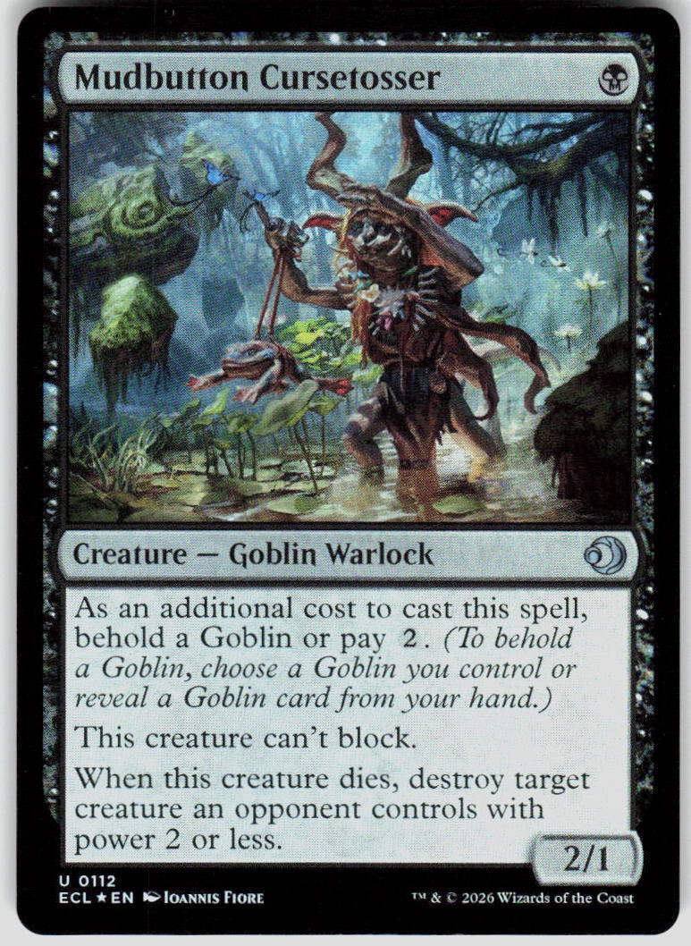 Mudbutton Cursetosser Foil 112 Lorwyn Eclipsed Magic the Gathering MTG