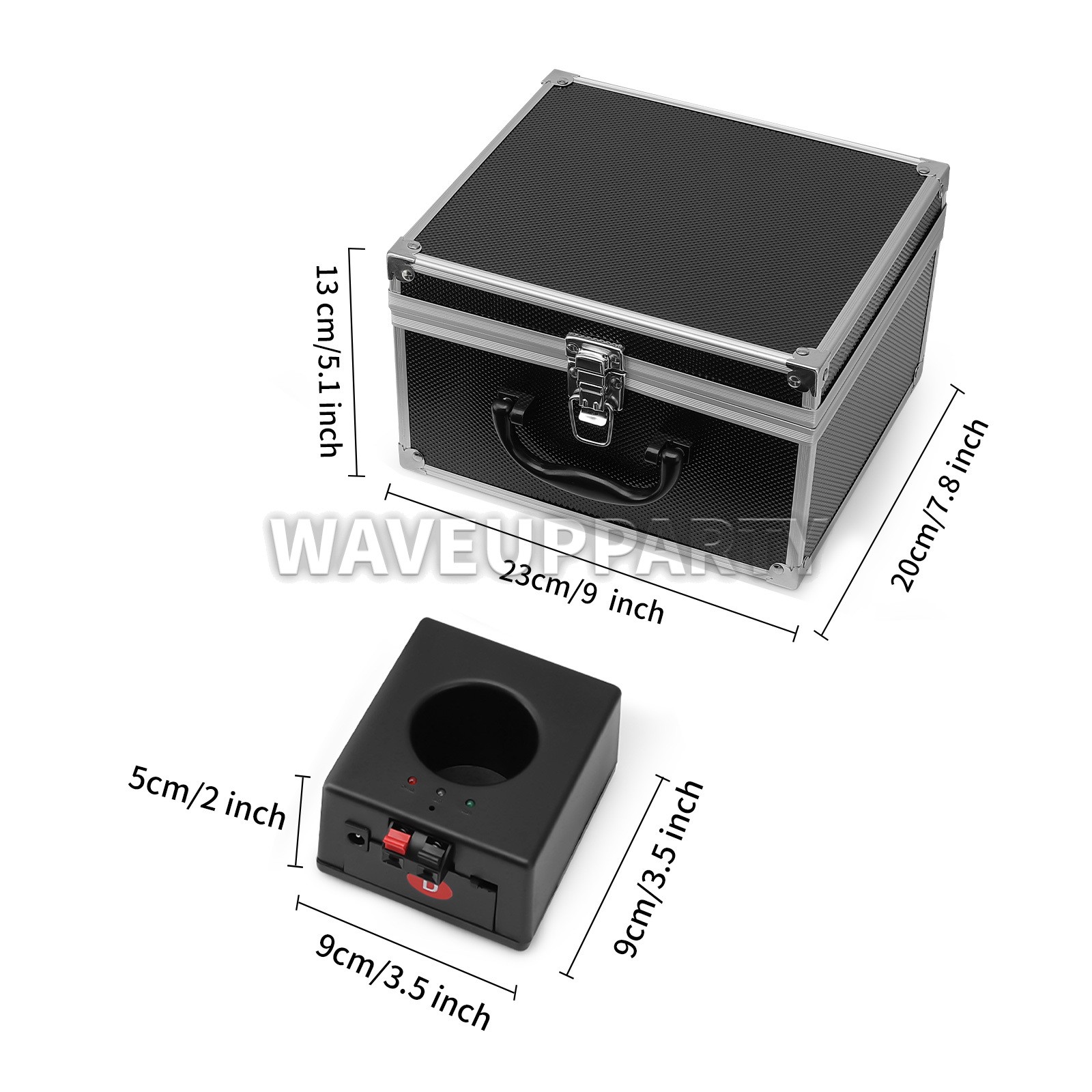 PAIDUN 8PCS Fountain Sparkler Cold Spark Machine Firework Effect Case Kit Remote