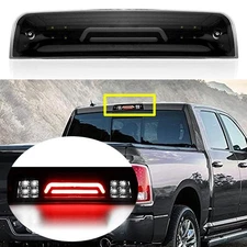 Smoked LED 3rd Tail Lights Brake Lamp For Dodge Ram 1500 2500 3500 2010-2018