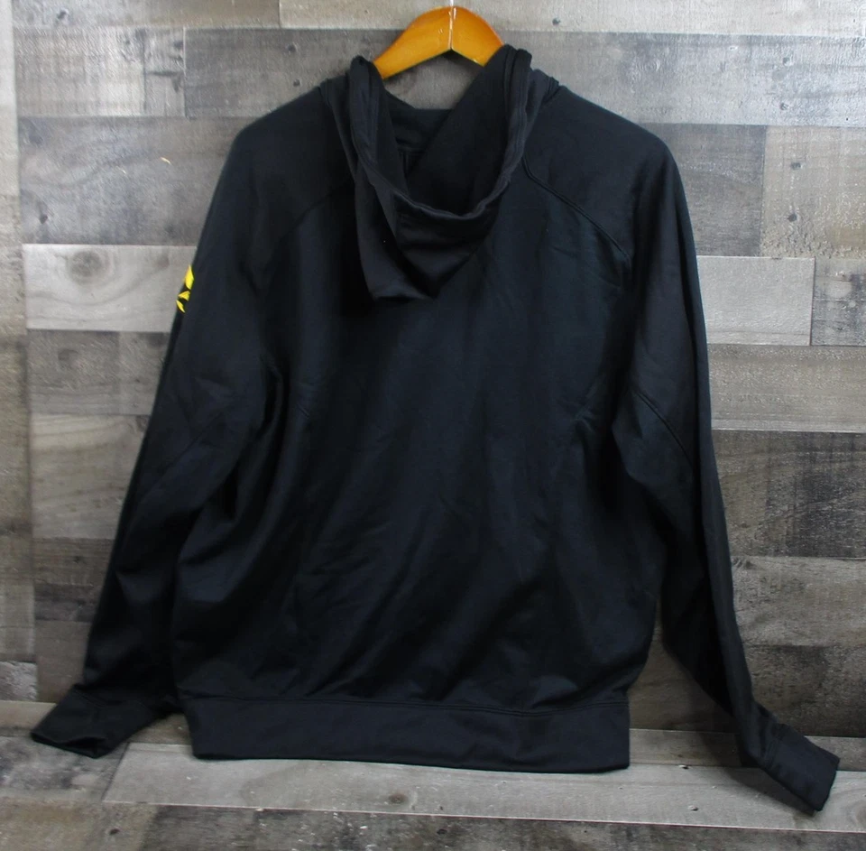 Iowa Hawkeyes Sudadera con Capucha Para Hombres XL Negra NCAA Fútbol Calce Térmico Nike Foto 3 de 4
