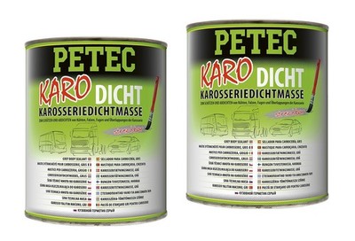2x PETEC Karo-Dicht Karosseriedichtmasse streichbar in Pinseldose 1000ml - 94130