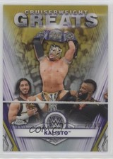 2021 Topps Chrome WWE Cruiserweight Greats Gold Refractor 31/50 Kalisto 1e15
