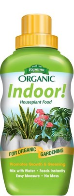 Espoma Organic 8 Ounce Concentrated Indoor! Plant 8 Ounce- Pack of 1, Yellow