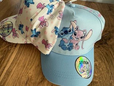 Disney Stitch & Angel Kids Baseball Cap Hat Primark Size 4 7 Years   NWT 2 PACK
