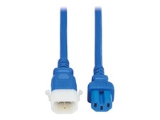 Eaton P018E06ABL6 PDU Power Cords C15 to P-Lock 6 ft Blue 6 Pack