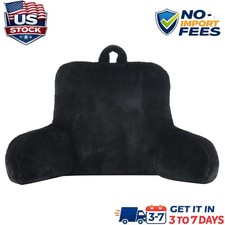 Plush Backrest Pillow Bed Cushion Support Reading Back Rest Arms Chair Lounger