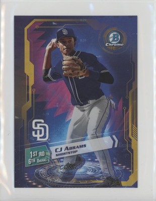 2019 Bowman Draft Gold Refractor /50 CJ Abrams #TOC-CJA 4z8
