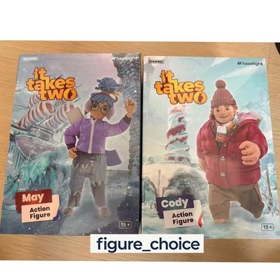 GONG  It Takes Two Game May & Cody Set of 2 Winter-style Action Figure 8.6'' New