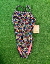 NWT Women’s Uglies Dolfin Swimsuit Size 28 Colorful One-piece Swimsuit