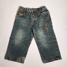 NWOT Fubu The Collection Toddlers Blue Denim Jeans Size 18 MOS Y2K Hip-hop