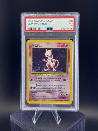 MEWTWO 10/102 PSA 7 BASE SET 1999