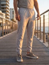 Broken Threads Cargo Jogger Pants Men's 3 XL Solid Gray Drawstring $58 New