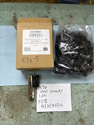 GORILLA 26148BC Lug Nut; Small Diameter Duplex; 14 mm x 1.5 Thread 60 PCS 476