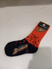 For bare feet NHL Anaheim ducks men’s socks Youth shoe size 1-6