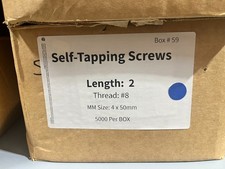 Self Tapping Screws 2" Thread 8 4 x 50mm 5000 pcs