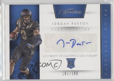 2016 Panini Prime Signatures Prospects 181/199 Jordan Payton Rookie Auto RC 1k5
