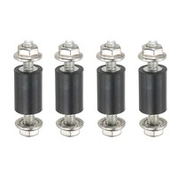 M4-10X15Mm Gummi-Isolatorhalter-Vibrationsbolzen-StoßDäMpfer, 4 Stk (35Mm)