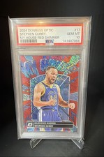 2024-25 Panini Donruss Optic - My House Stephen Curry #17 Red Shimmer Prizm /75