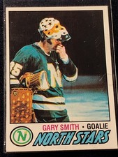1977-78 Topps Hockey - #184 Gary Smith - Minnesota North Stars VG-EX Condition 