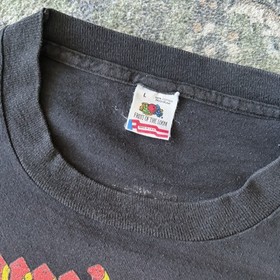 VTG 90s Devils Crush Turbo Grafx 16 Video Game Pinball SINGLE STITCH T Shirt L
