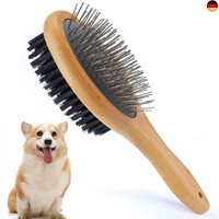 HundebüRste KatzenbüRste,Hundeburste Langhaar Kurzhaar DoppelbüRste Weiche Bü