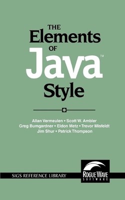 The Elements of Java- Style (SIGS Reference Lib... by Vermeulen, Allan Paperback