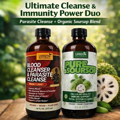 Ultimate Cleanse & Immunity Power Duo. Save $5 when you bundle!