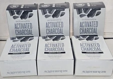 6× 5 oz Bars Of Schmidt'satural Charcoal Soap. Face & Body