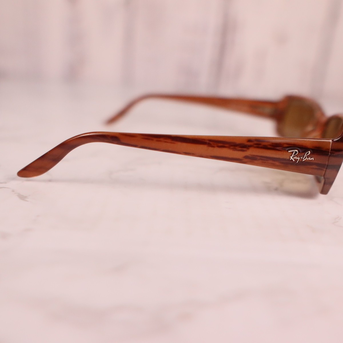 Ray Ban RB 4067 689 Square Havana Brown Sunglasses Frame Only View 3