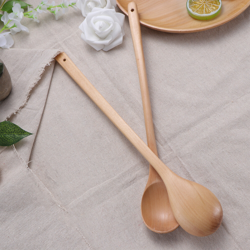 7er Set Silikon-Rührlöffel - Bunte Küchenlöffel Mit Langem Griff & Antihaft-Beschichtung