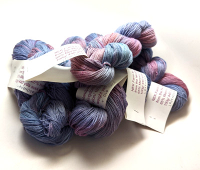 Full Bag of 5 NEK Handdyed 65% Merino/ 25% Nylon/ 10% Silk 100g/440 yds each