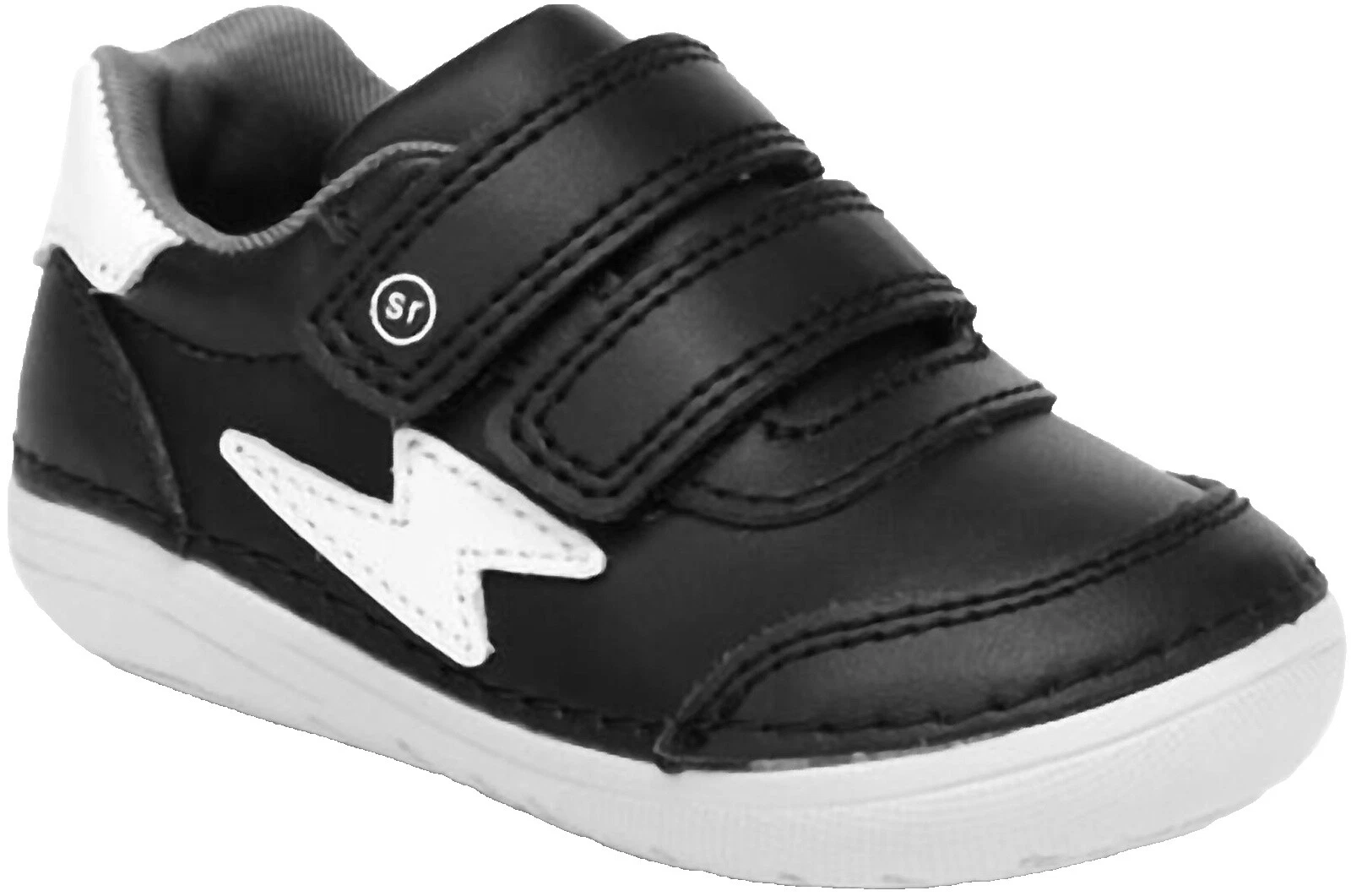 Stride Rite Black Unisex Kids' Shoes