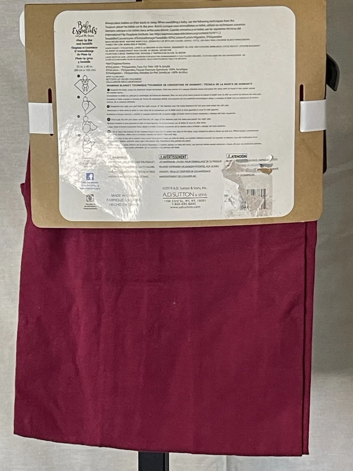 Sombrero y envoltura de vino/piel Baby Essentials Photo Op Turbante Foto 4 de 4