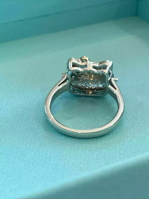 Hello Kitty Promise Ring 2Ct Round Cut Simulated Diamond 14k White