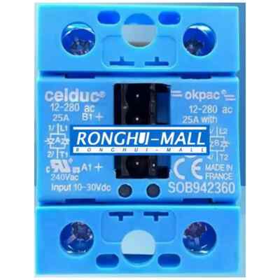 1Pcs New For celduc solid state relay SOB942360 12-280Vac 25A 10-30Vdc