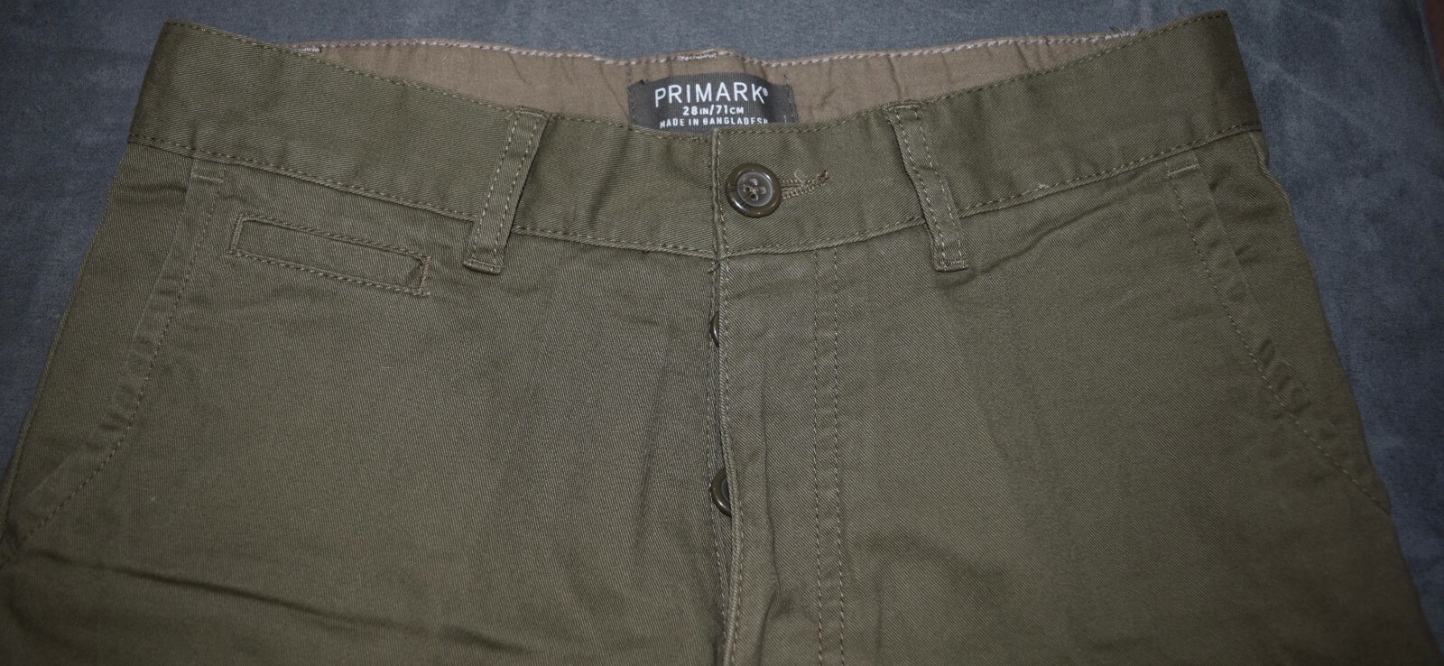 primark mens shorts army green size 28 eBay