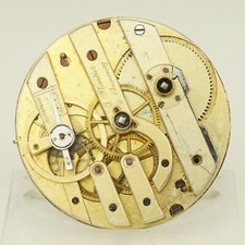 Rare Pocket Watch Movement Men's no fusee duplex chronometer no repeater RAR