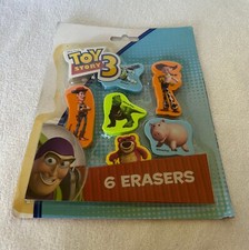 Disney Pixar Toy Story 3 - 6 erasers pack