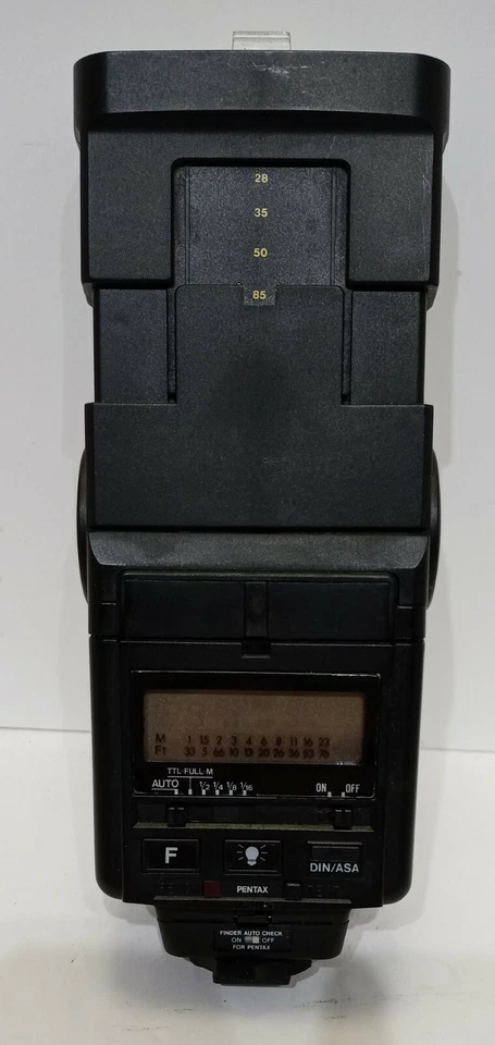 Achiever 632LCD Dedicated Thyristor Flash For Pentax Tested and Working - Image 3 of 4