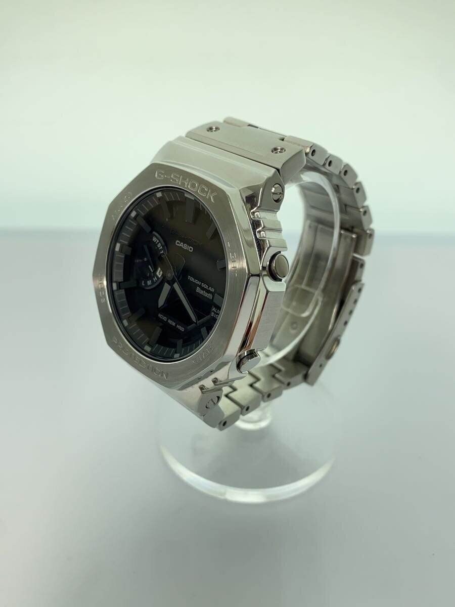 CASIO G-SHOCK GM-B2100D-1AJF Silver Stainless Steel Solar Digital