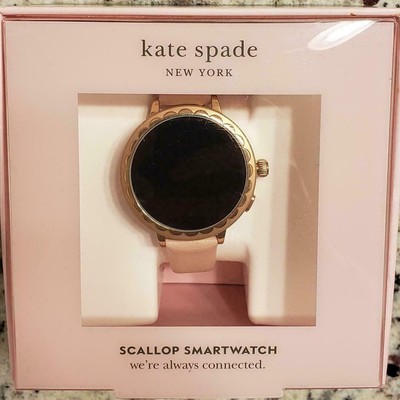 blush leather scallop smartwatch 2