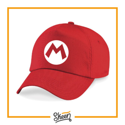 Cappello Cappellino Personalizzato da Uomo Bambino Super Mario Nintendo  Bros | eBay