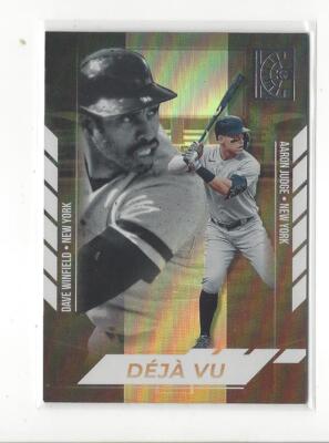2022 Panini Capstone Deja Vu #10 Dave Winfield/Aaron Judge Yankees