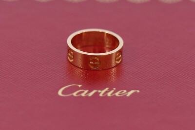 Cartier リング 18金 48号 Cartier 18K Rose Gold Love Ring Size 48 | eBay