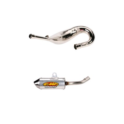FMF GOLD SERIES FATTY PIPE W/ POWERCORE 2 SHORTY MUFFLER HONDA 1998-1999 CR125R