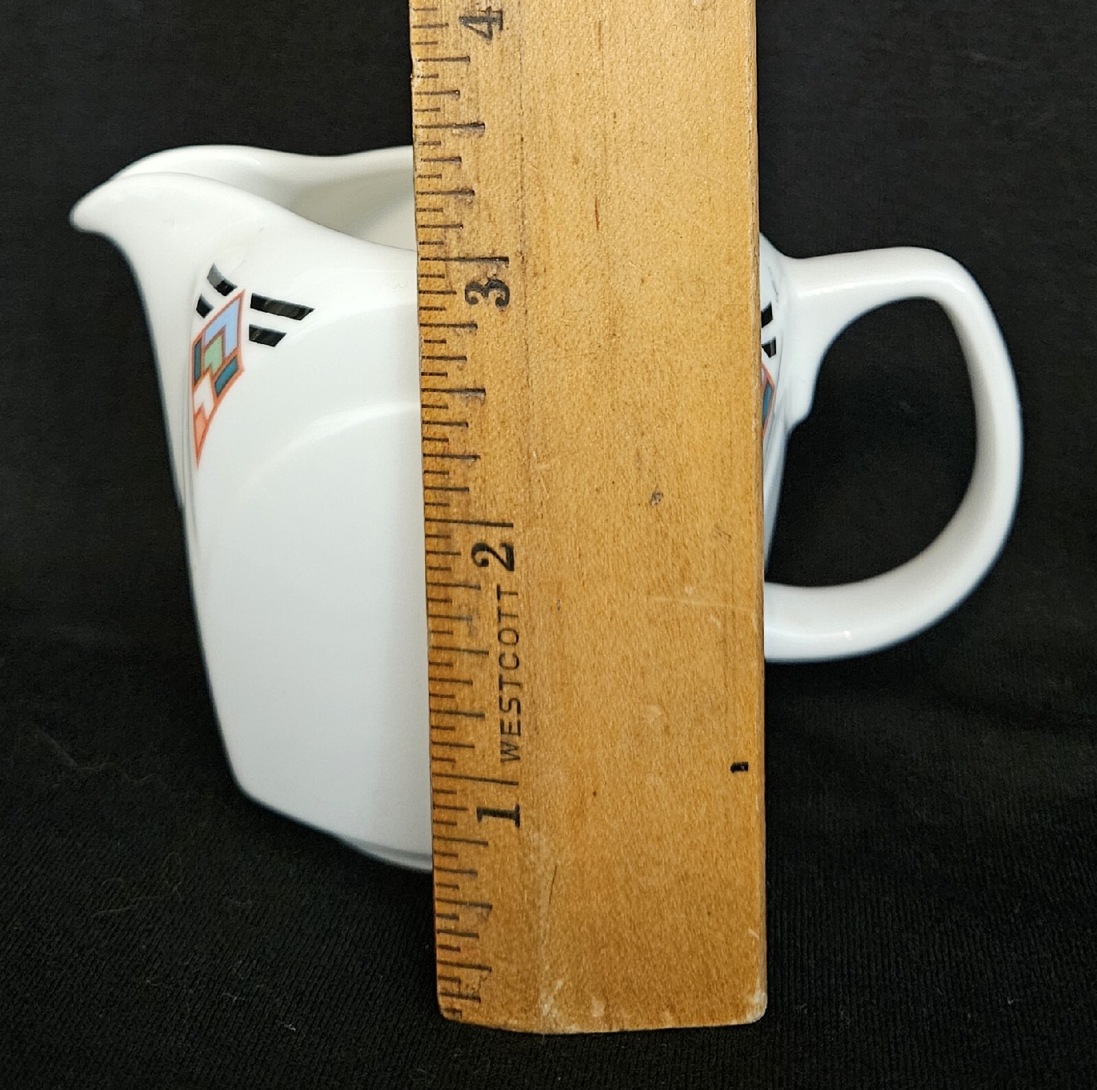 Art Deco Creamer Set of 2 Albalite Steelite International Made in England