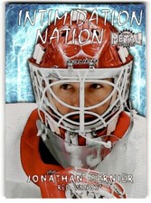 2020-21 Metal Universe Intimidation Nation Jonathan Bernier #IN-18 Detroit Red