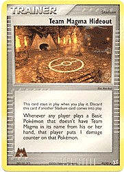 EX Aqua vs Magma 83/95 Team Magma Hideout Pokemon Card NEAR MINT